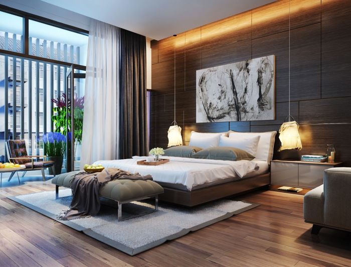 Bed room interior design