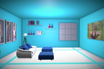 3d interior room design free