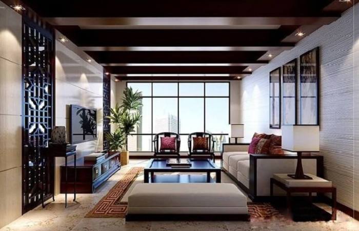 Asian living room interior design