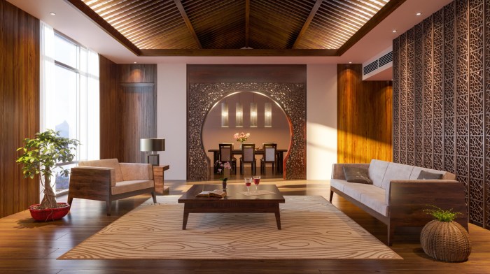 Asian house interior design