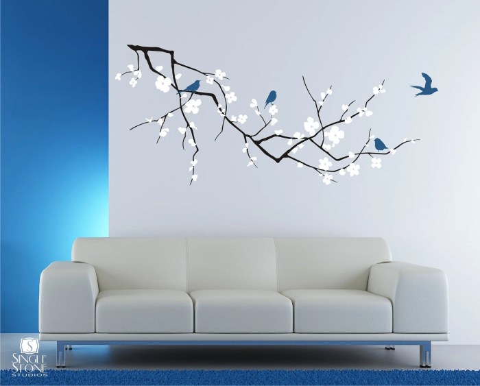 Decals wall decorate living room idesignarch