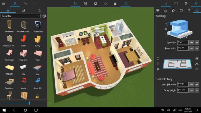 3d interior room design app free download