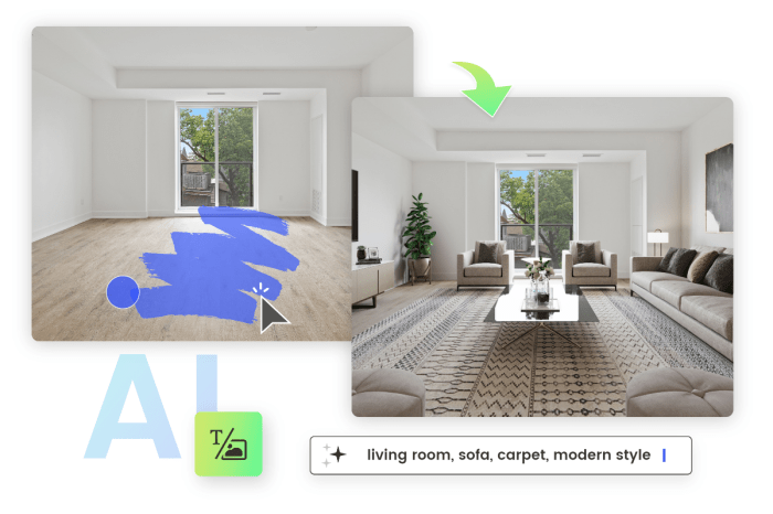 Ai for room interior design